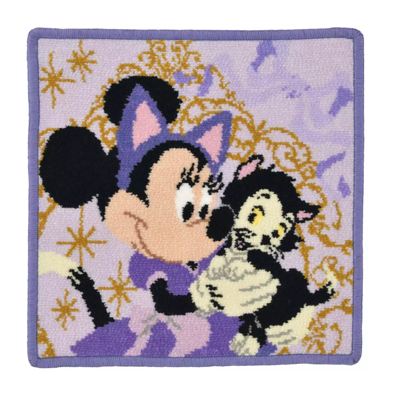 🌸 【預訂】Minnie & Figaro Mini Towel - CAT MINNIE AND FIGARO - 2027 DISNEY HALLOWEEN