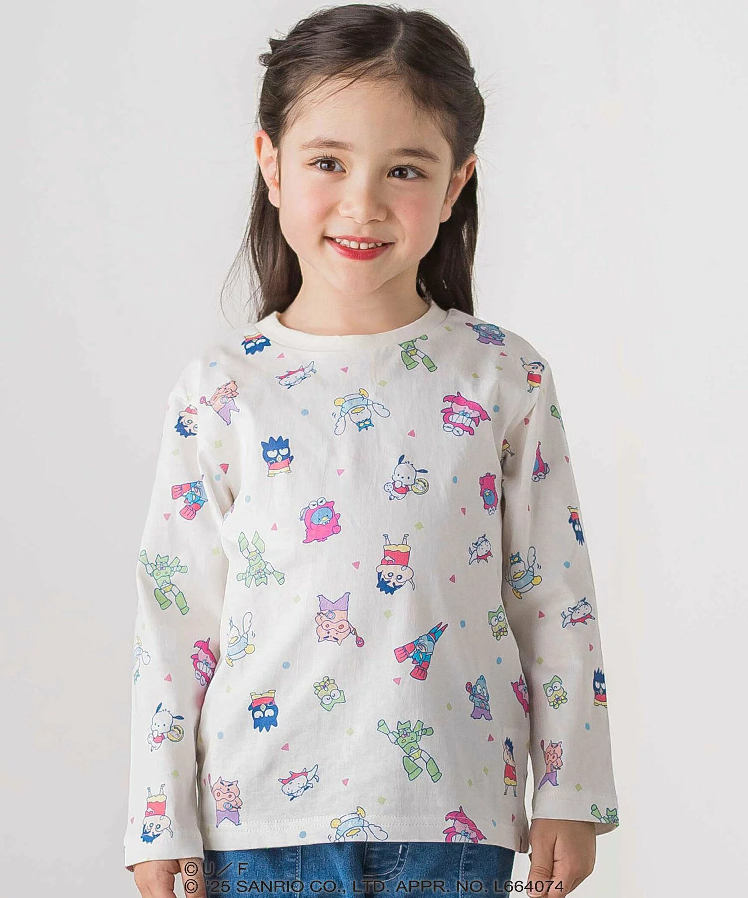 🆕【⭐訂購⭐】日本直送🇯🇵🌀#蠟筆小新 x #Sanrio Hapidanbui 長袖+短袖Tee 兩件套裝［2款選］ 🌀[ELJA-0200] [261122]