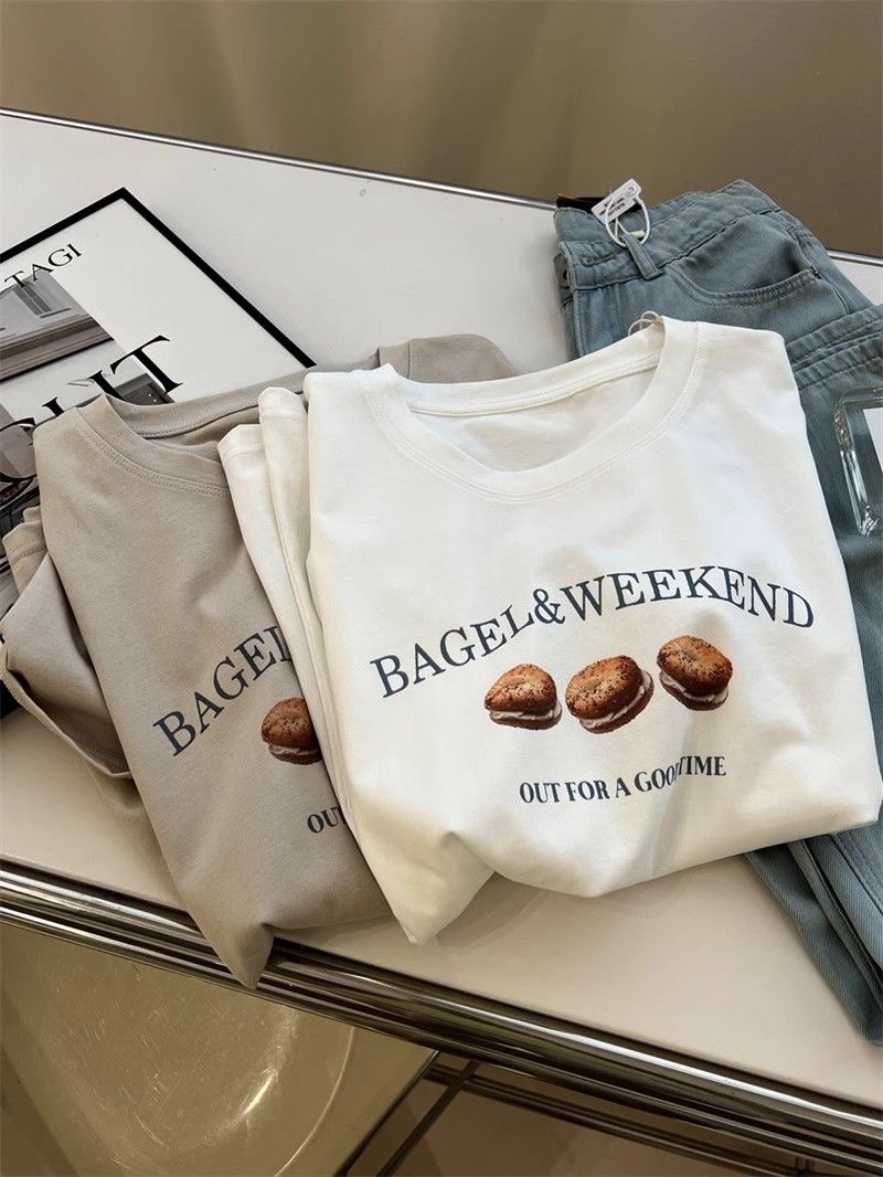 TP577 Bagel面包T恤