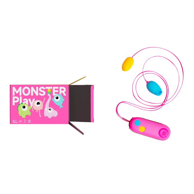 小怪獸 Play 吸啜震動掌控雙跳蛋 成人玩具 | 性玩具 | 震蛋