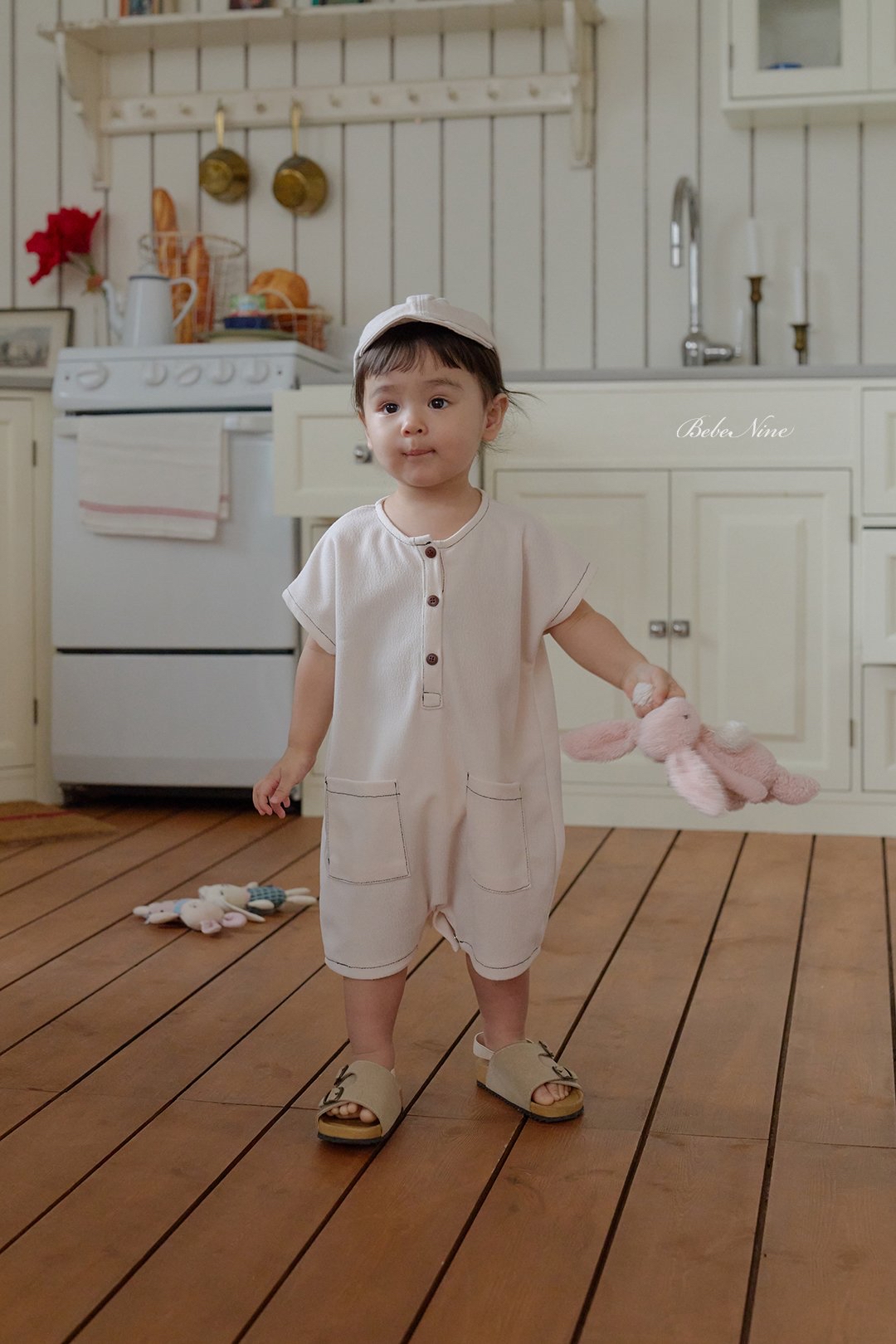 ☀️預訂 韓國直送☀️🇰🇷Bebenine兩色車線口袋無袖連身服