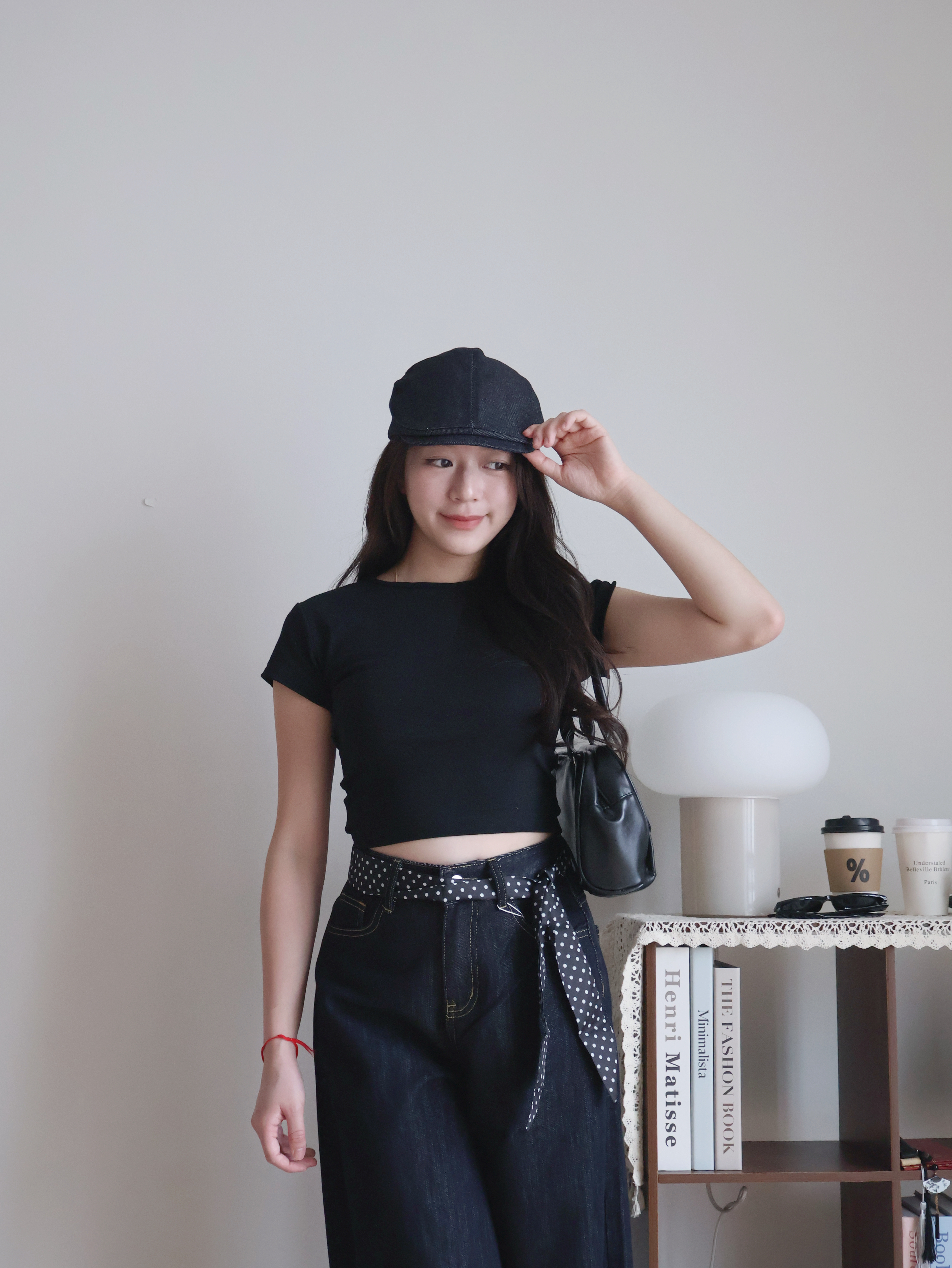 Kyle Cropped Top | Black