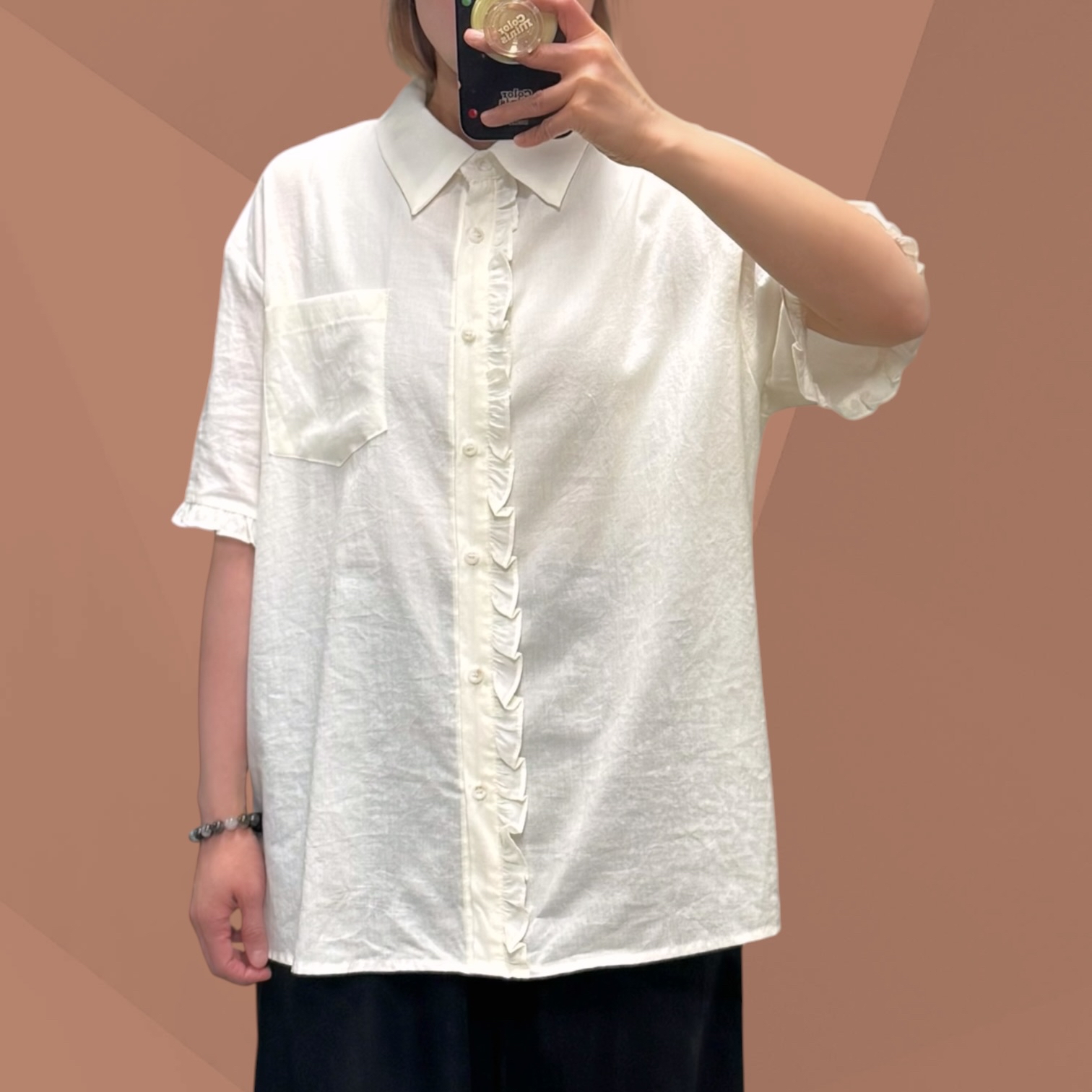221230 荷葉邊短袖恤