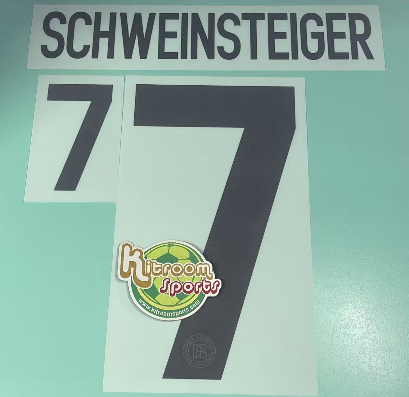 2025 Germany 125th Home Nameset #7 SCHWEINSTEIGER