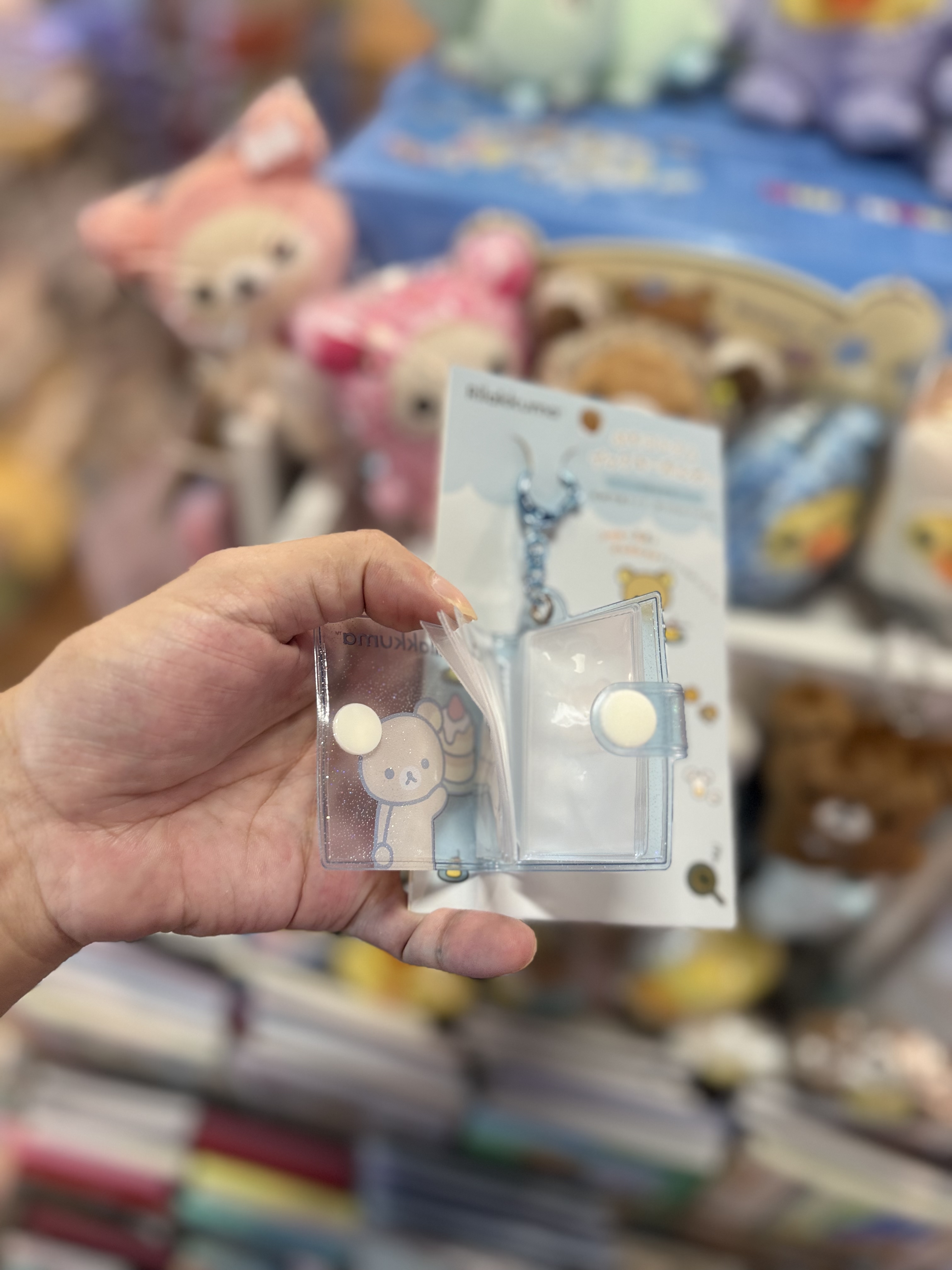 《現貨》全新NEW BASIC rilakkuma 系列證件相收納簿掛飾
