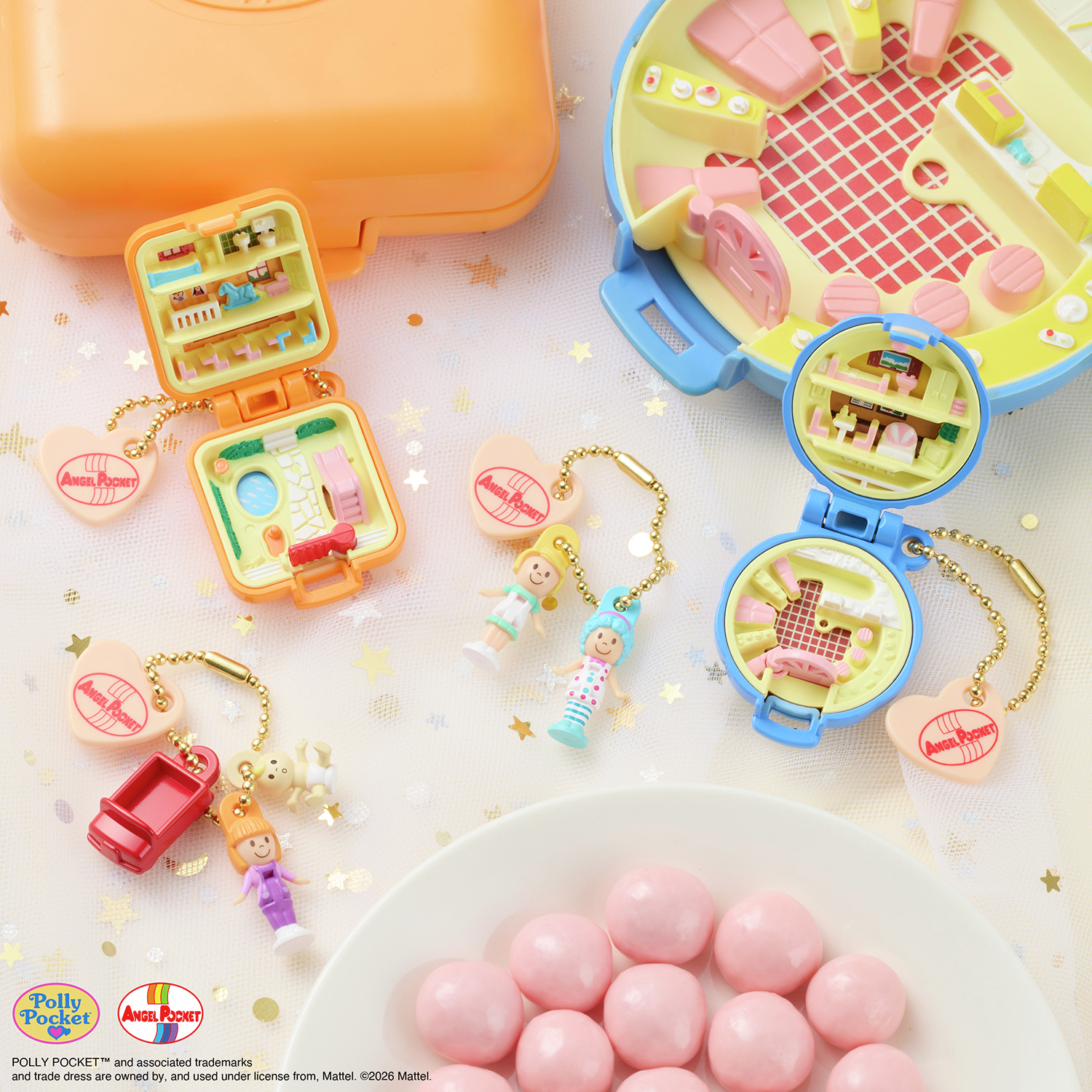 Angel Pocket 食玩 迷你微型系列&朱古力球 Polly Pocket BOX #P-GLT0032 [BANDAI] (PRE-ORDER) [2026/11]