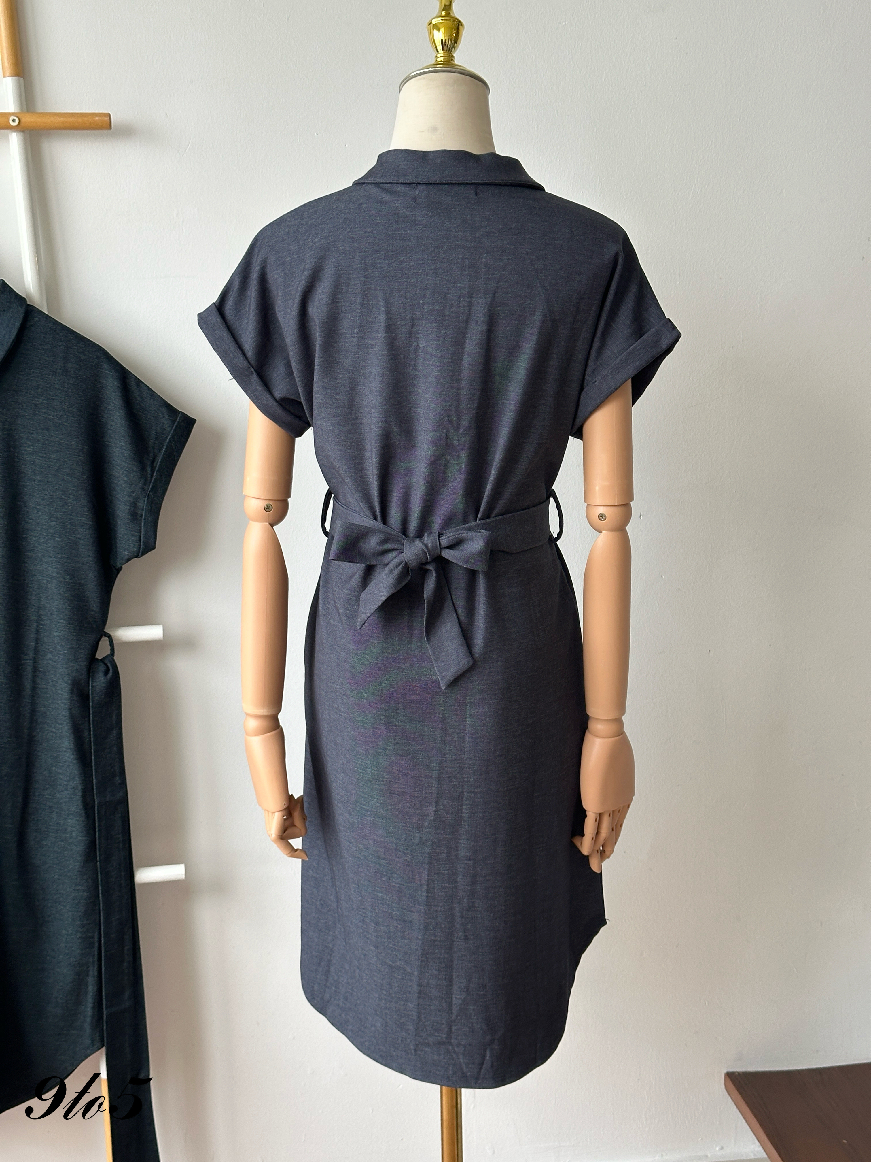 D2367 Polo Shirt Dress - 3 Colors 