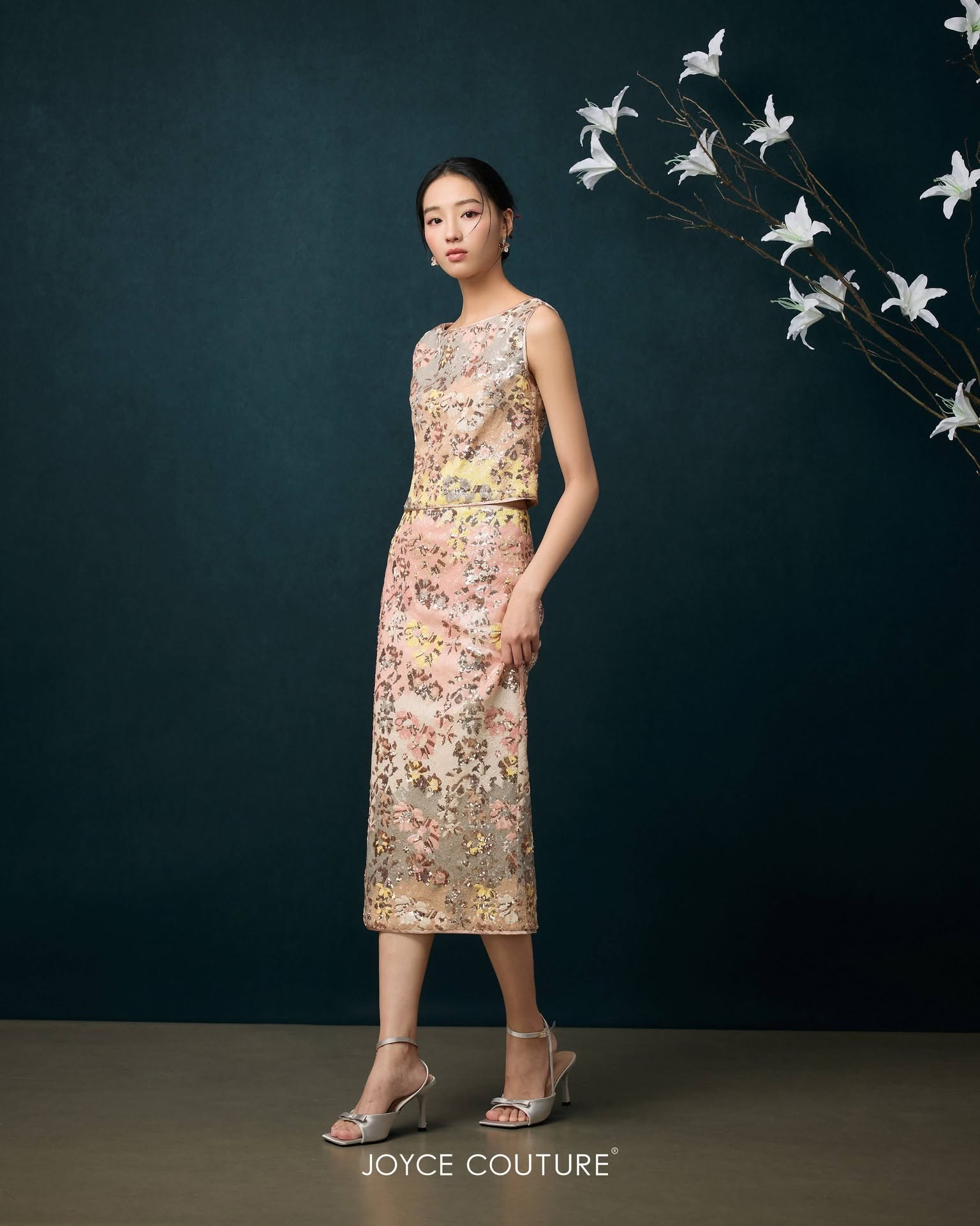 闪亮亮片半裙 S0085