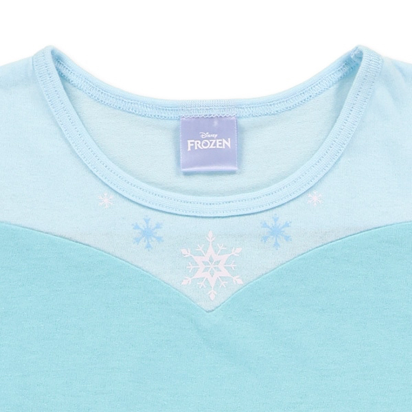 🇯🇵預訂 日本直送🇯🇵三色Frozen造型短袖印花薄紗短袖連身裙