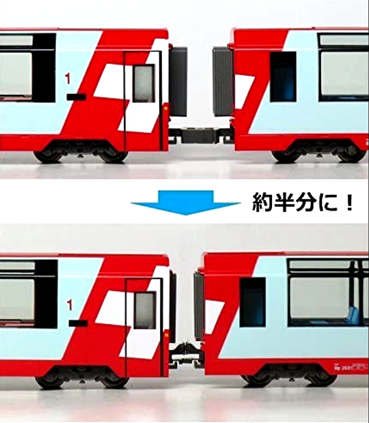 KATO N 規冰河列車Glacier Express 專用密接車鈎
