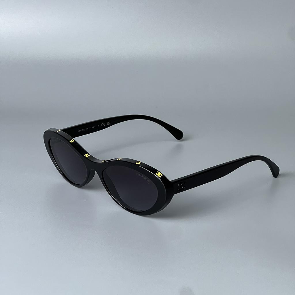 現貨✨🫶🏻Chanel Cateye 字母 太陽眼鏡(黃色字）