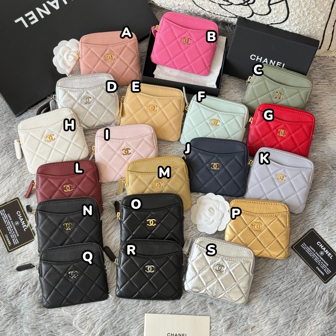 CHANEL 新款真皮零錢袋