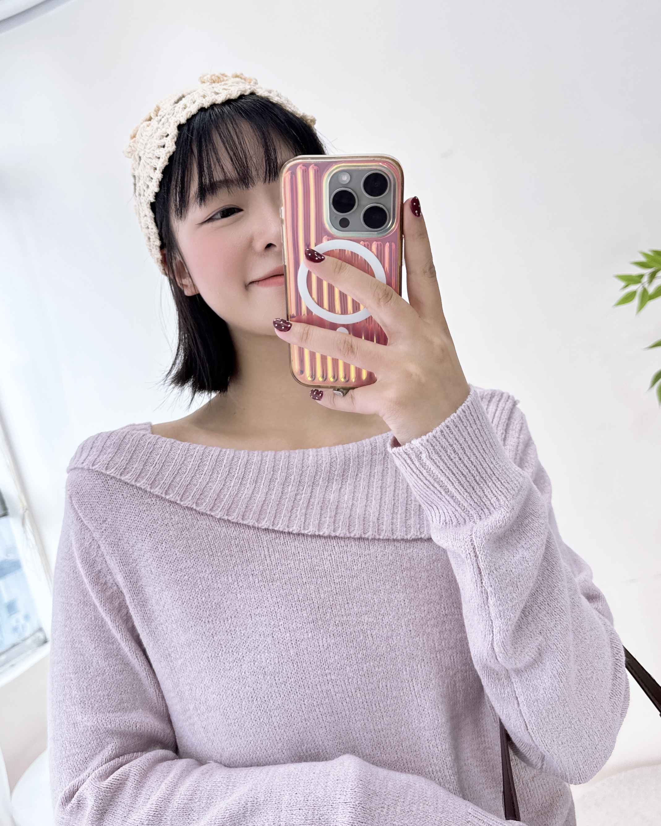 溫柔女人味線料上衣 2色