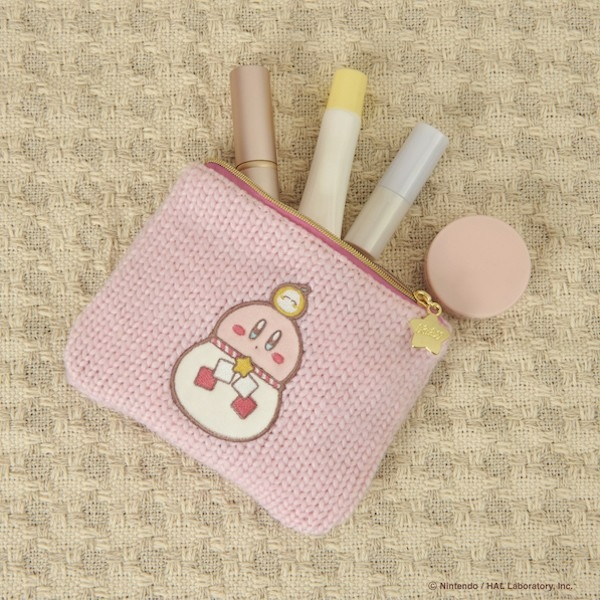 🌸 【預訂】Kirby 針織餅Pouch - 星之卡比 新品