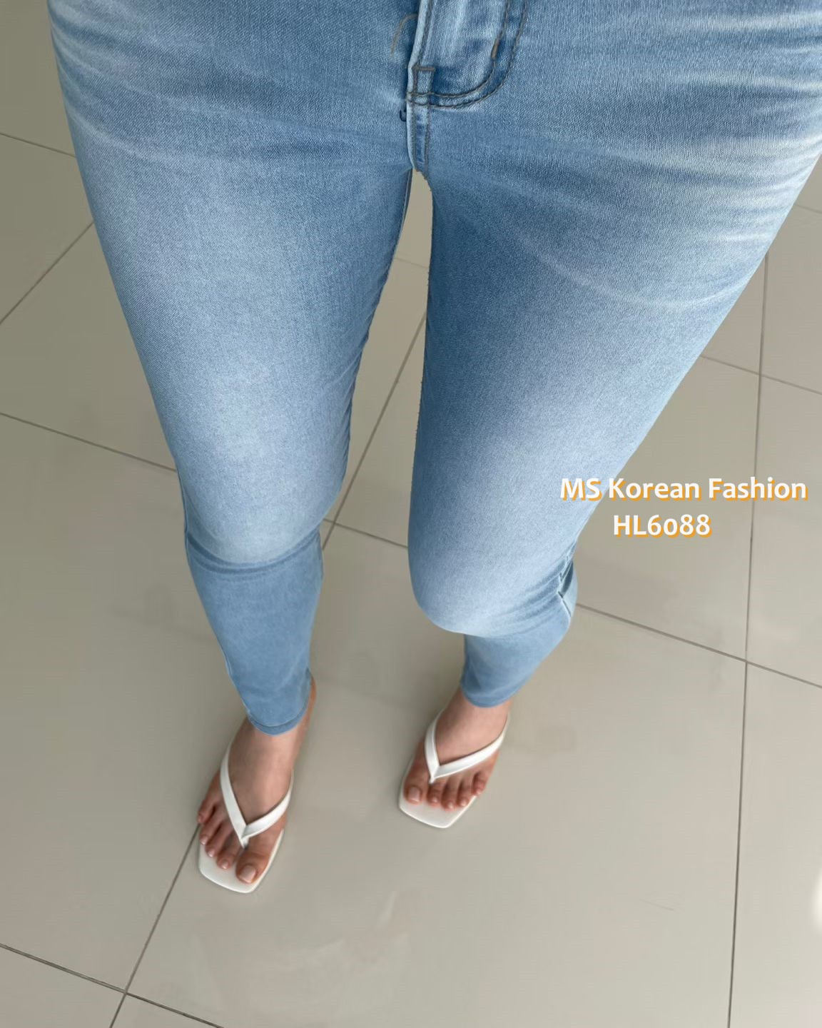 HL6088 韓國🌼Howluk牛奶面料slimcut牛