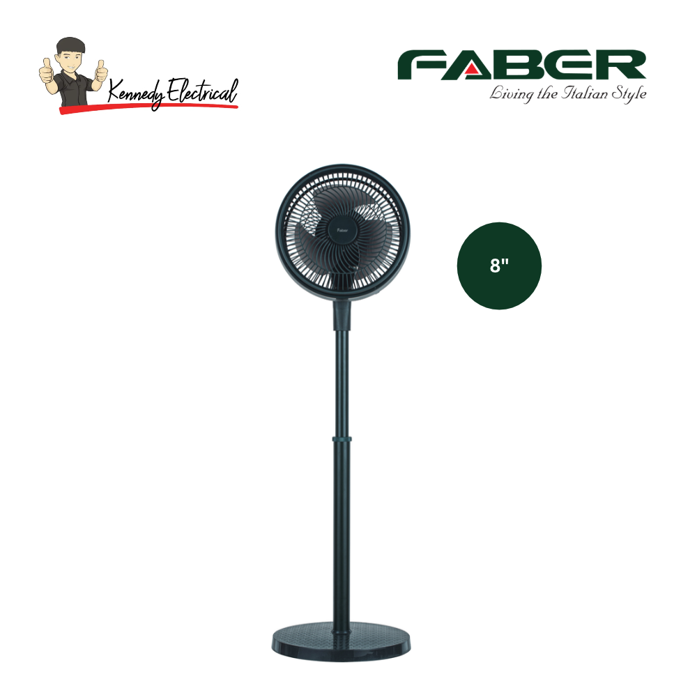 Faber 8-Inch Dual Function Stand Fan (FSF BREEZA 890GN)