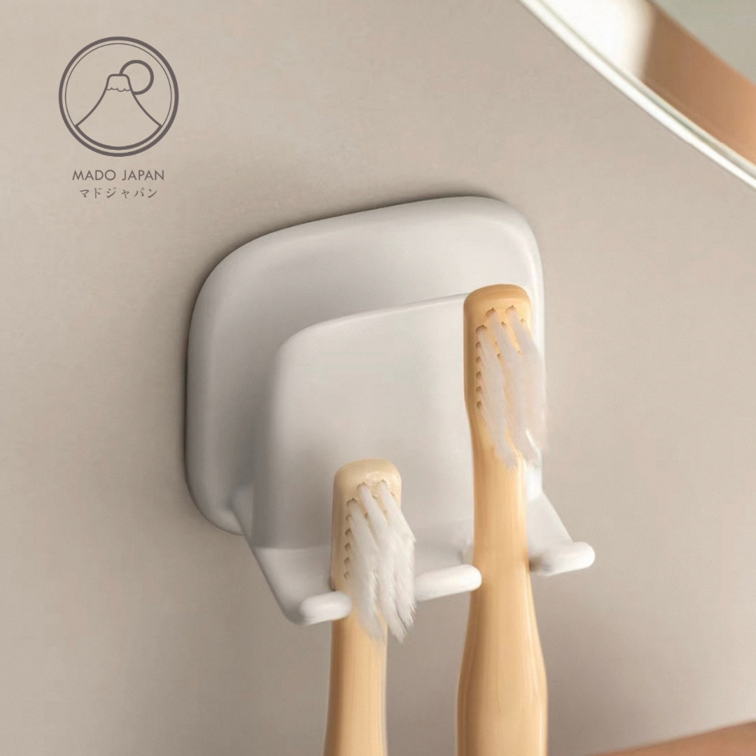 Mado JP 免打孔漱口杯牙刷收納架