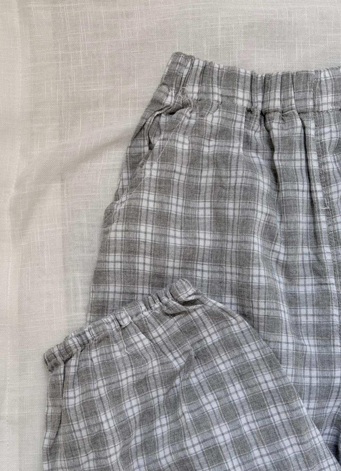 格仔麻棉防蚊褲MHY19313