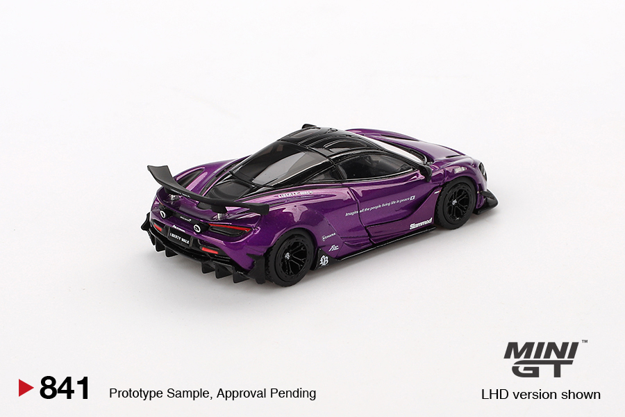 Mini GT 1/64  McLaren 720S LB★Works Purple  - MGT00841-R