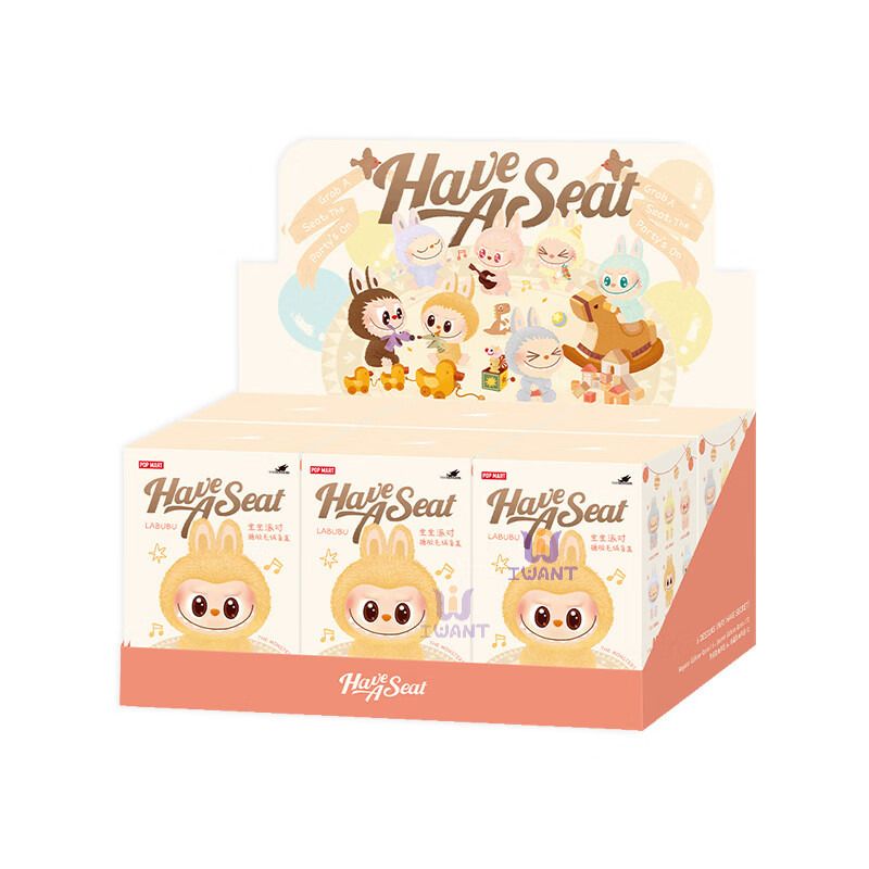 Labubu《THE MONSTERS》— 坐坐樂 軟膠毛絨盲盒