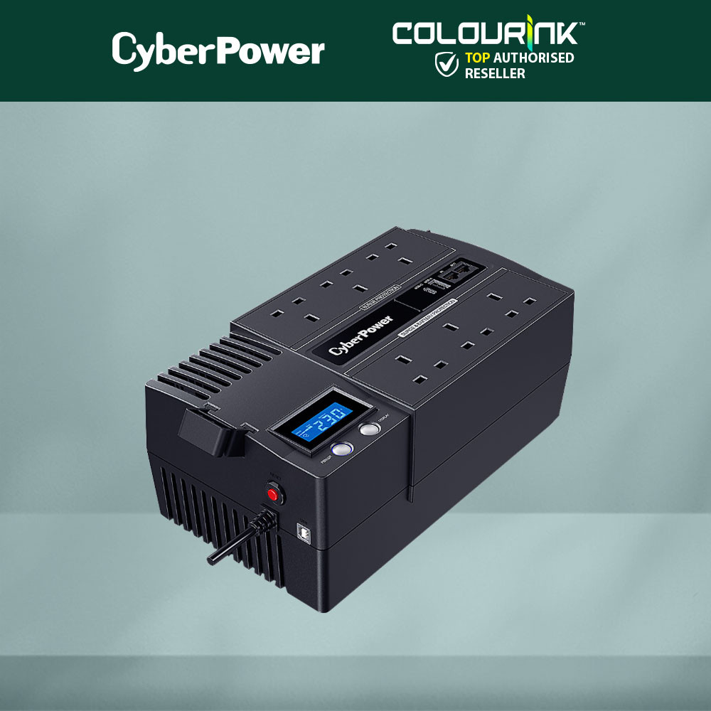 CyberPower BR1000ELCD 1000VA 600W UPS Power Backup Battery AVR for Computer Modem Router Network CCTV PRO700SFC UT800EG
