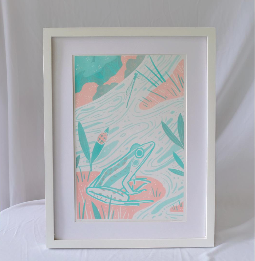 &dear 297x420 ART PRINT Wetland corner Limited Edition