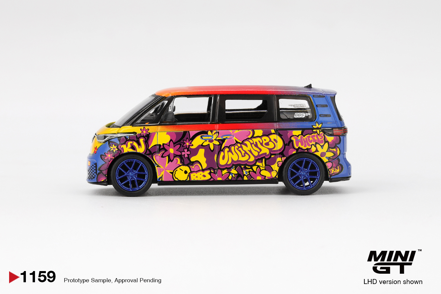 Mini GT 1/64 Volkswagen T1 Microbus Mizu Design - MGT01159-L