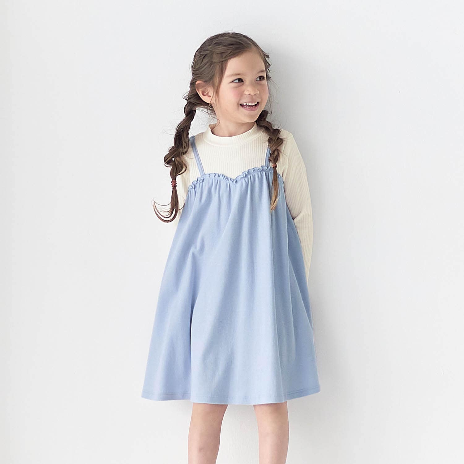 【⭐訂購⭐】 🇯🇵日本直送🌀日本品牌 假2件吊帶連衣裙🌀[PLBA-0057] [260307]