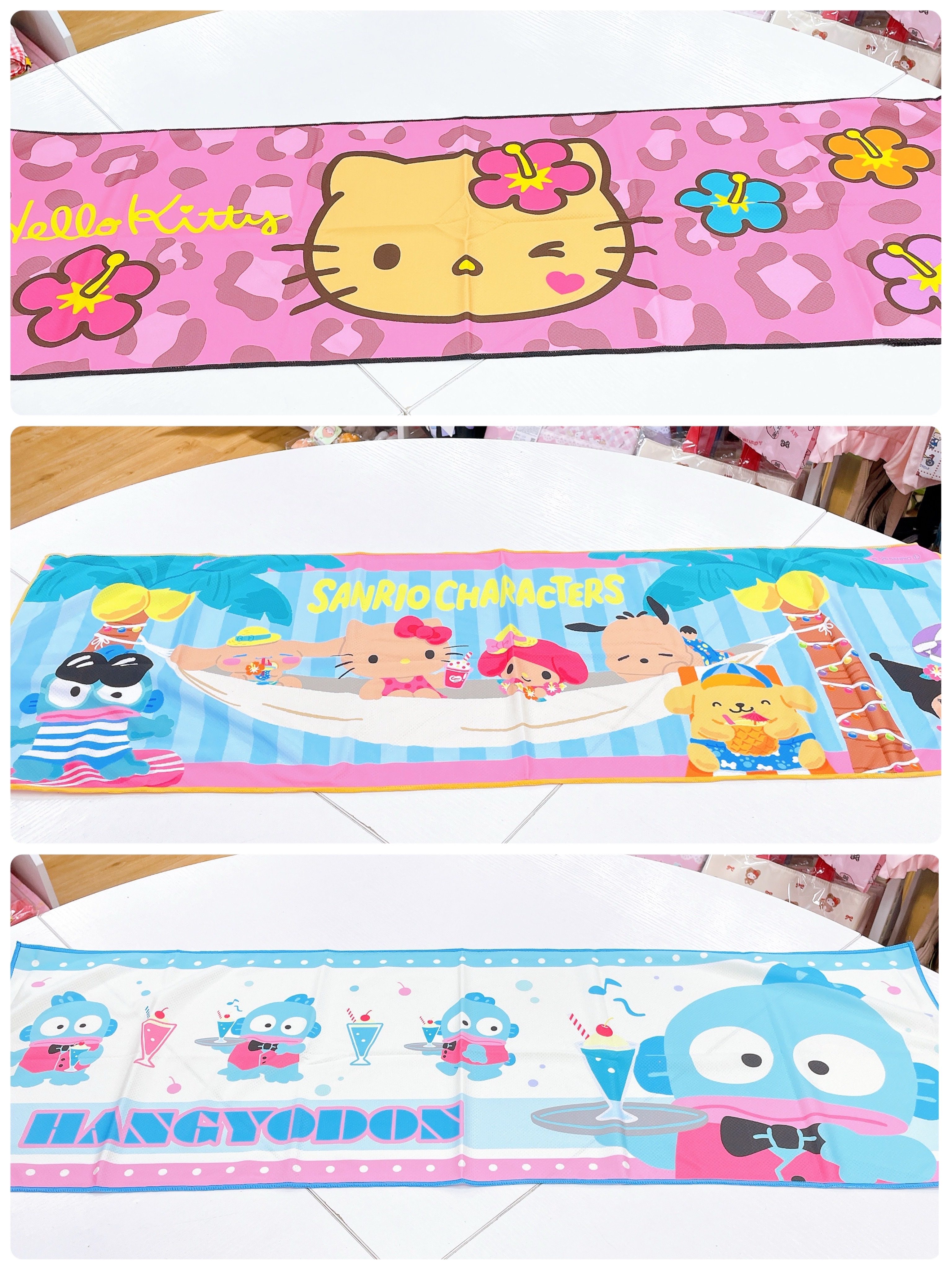 日本直送Sanrio新款良感毛巾90×30 cm！濕水扭乾之後就涼浸浸