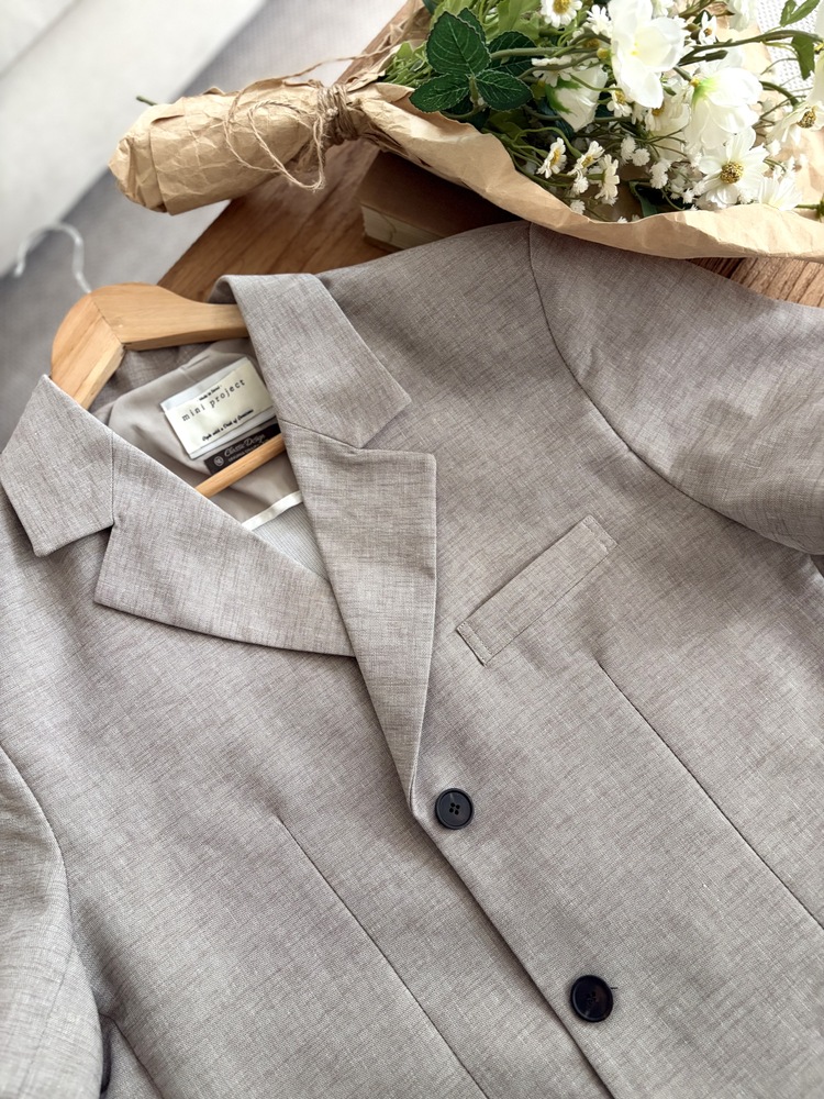 The Oversized Oatmeal Blazer