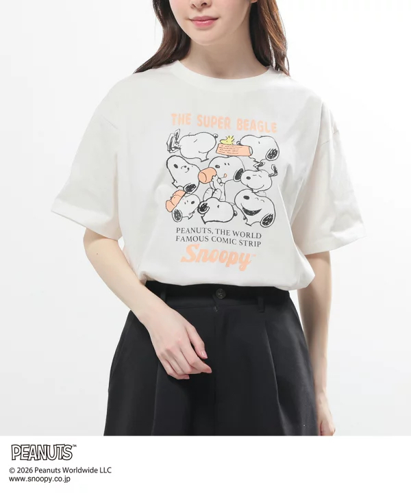 日本預訂📍日本Snoopy可愛圖案夏日短袖Tee