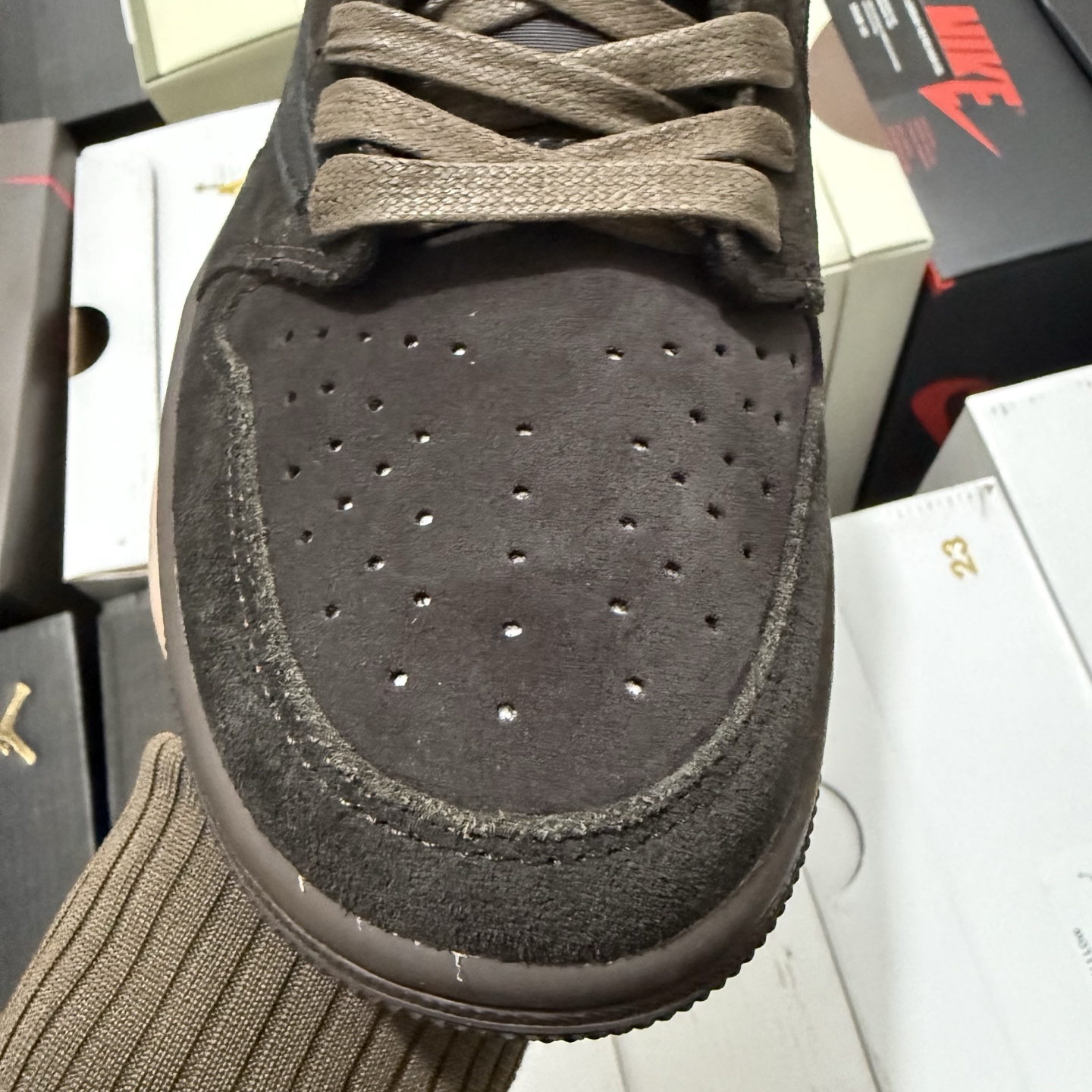 Nike Air Jordan 1 Retro Low OG SP Travis Scott "Velvet Brown" DM7866-202