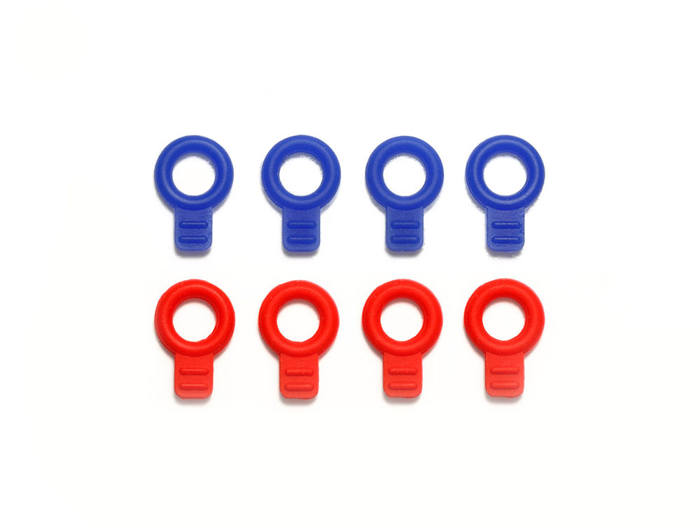 RUBBER BODY CATCHES (BLUE/RED)