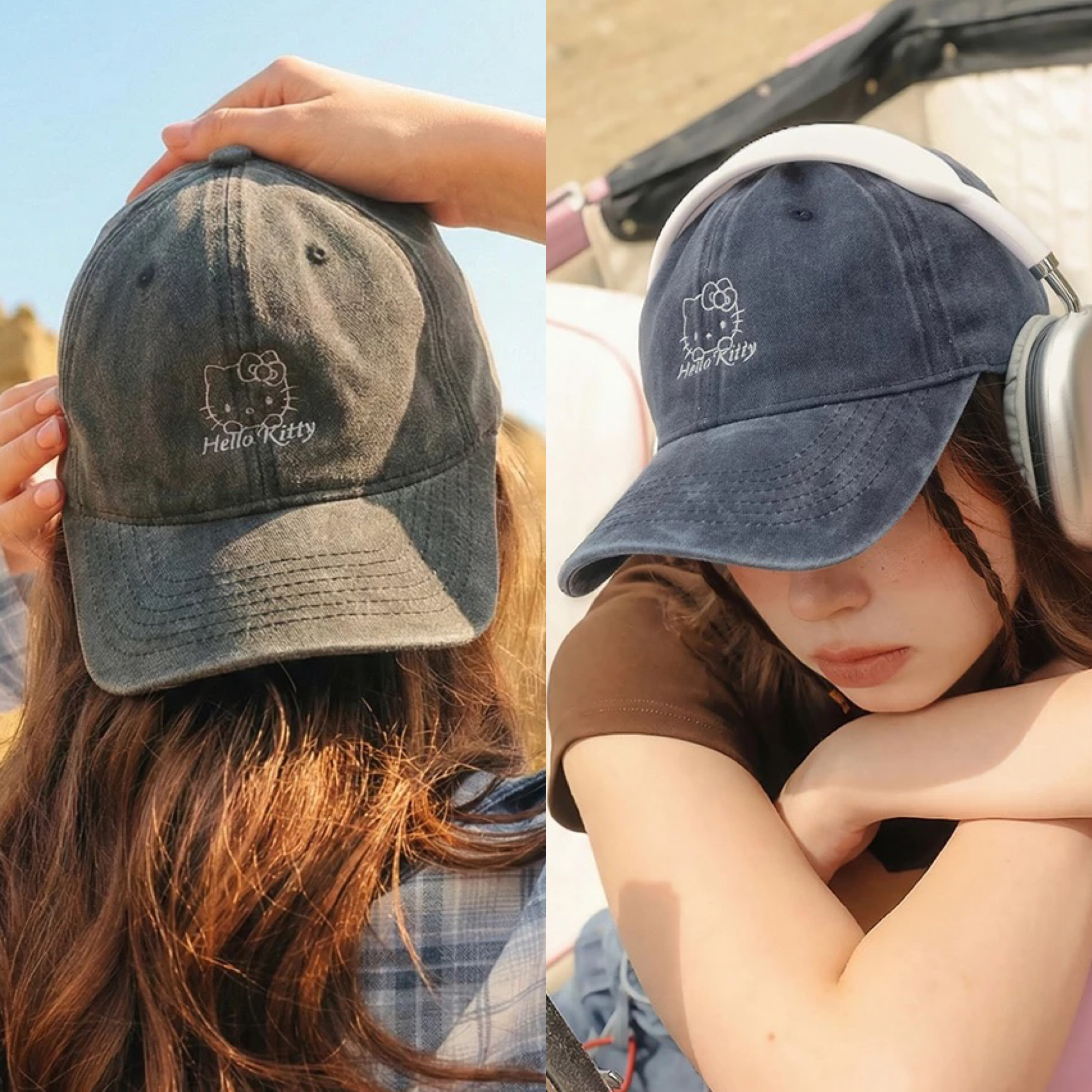 📦訂購 台灣限定 三麗鷗 Sanrio Hello Kitty聯名 刺繡圖案水洗棒球帽