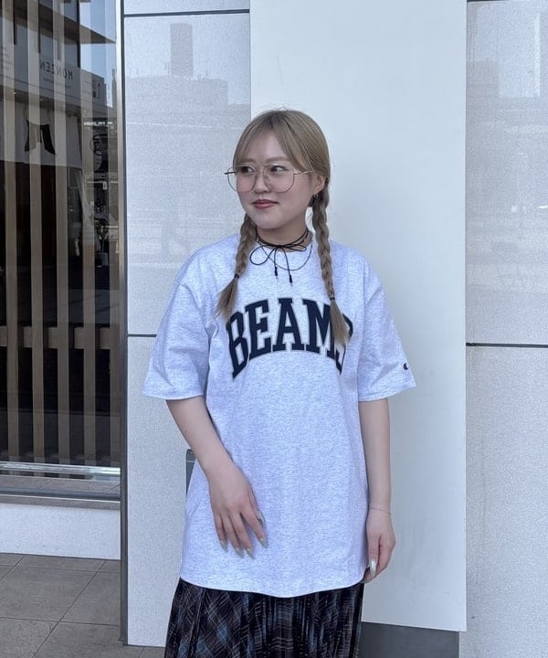 CHAMPION x BEAMS LOGO TEE