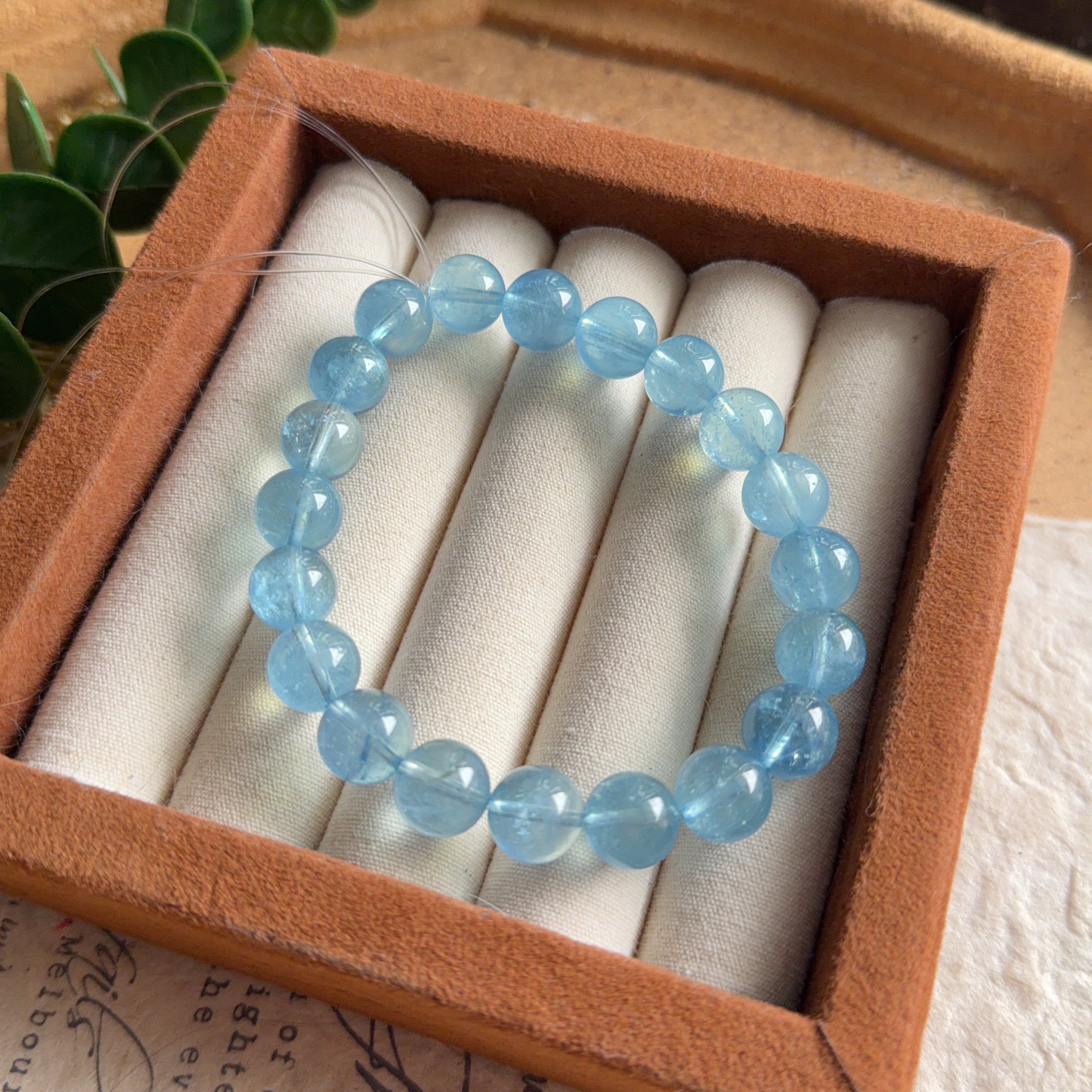 10mm+冰種海藍寶手串