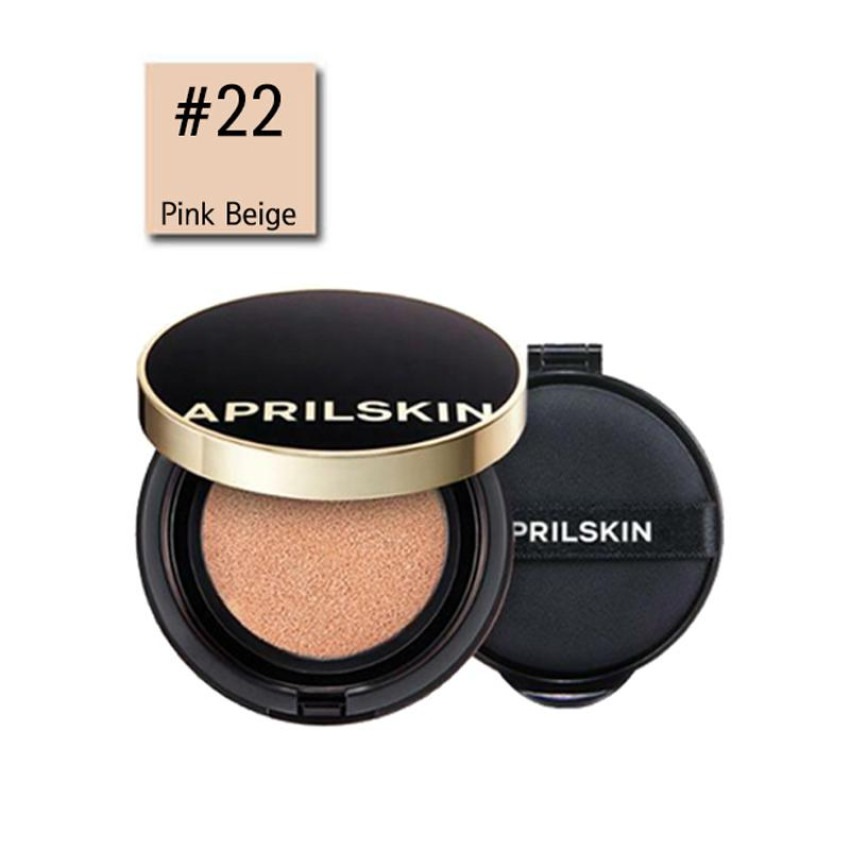 APRILSKIN 魔法雪白氣墊粉底連補充裝 3.0 #22（含另外補充裝）Pink Beige  (現貨品)