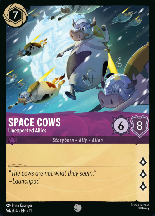 54/204 Space Cows - Unexpected Allies C
