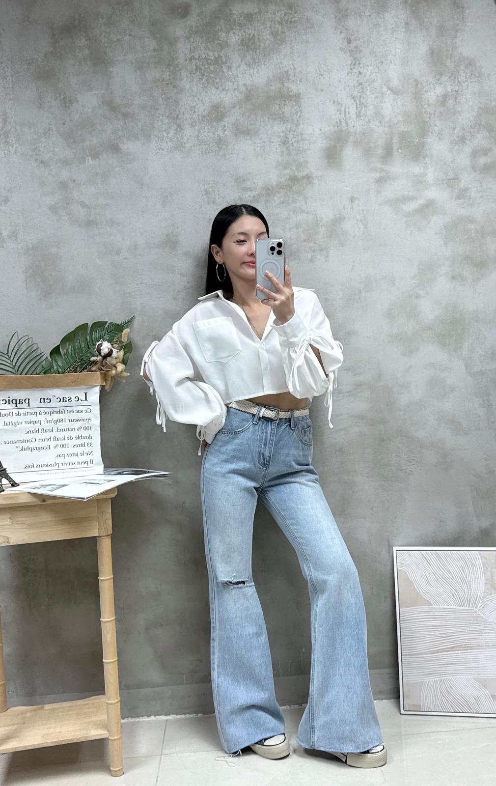 F26 打結蝴蝶䄂外套