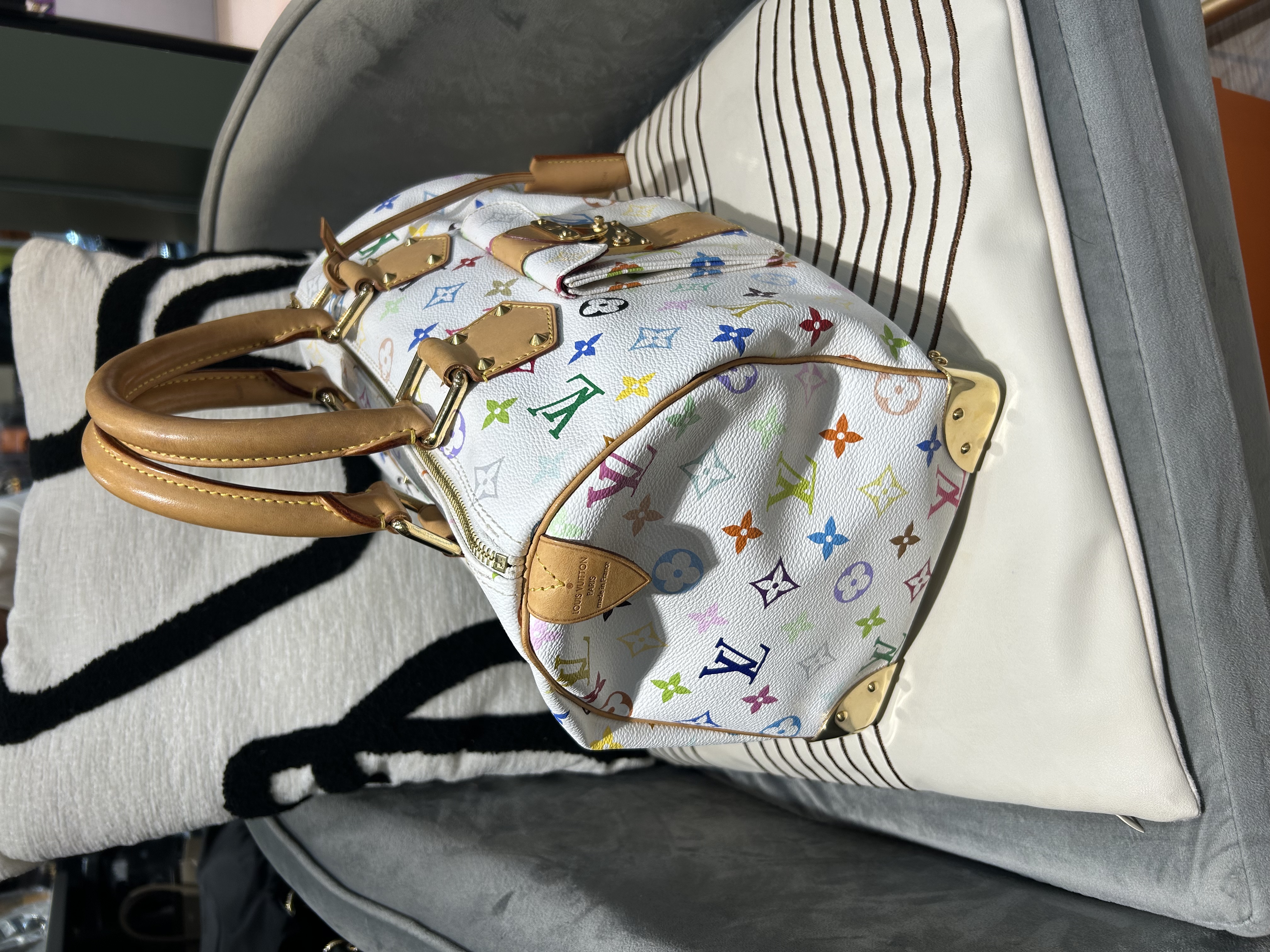 LV Speedy 30 村上隆白彩花