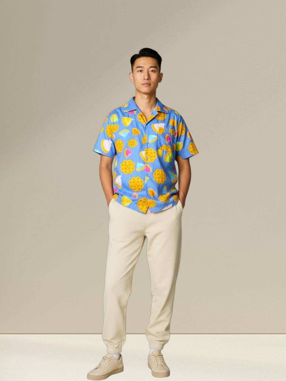 T6035 - Biskut Butang Haw Shirt