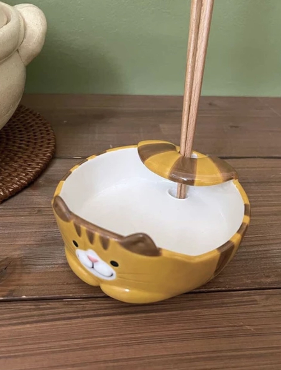 貓咪造型湯勺架