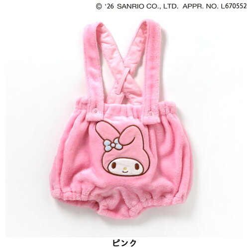 🆕【⭐訂購⭐】🌀 🇯🇵 日本直送🇯🇵 #Sanrio 可愛刺繡圖案 絨毛 背帶燈籠褲［4款選］🌀 [ELIA-0015]