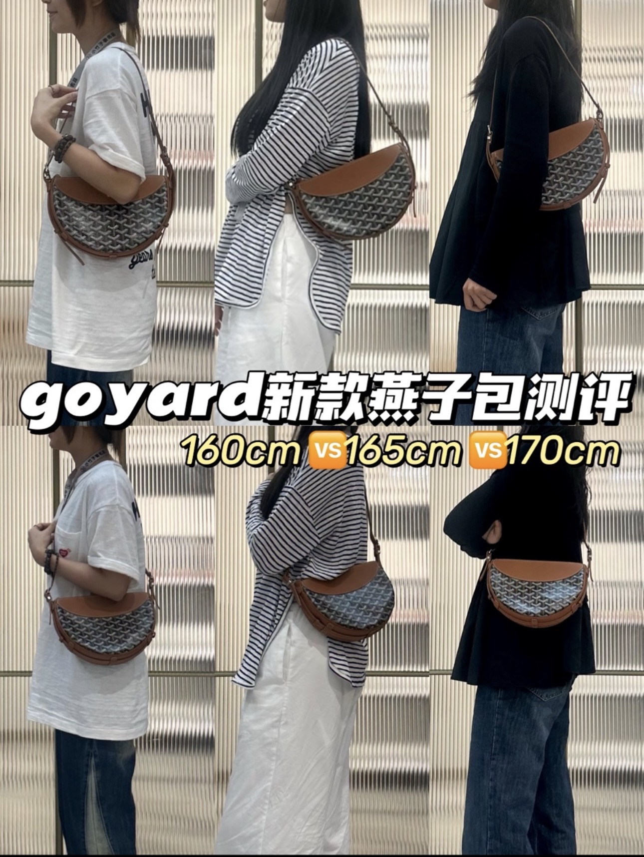 Goyard 黑啡色半月包