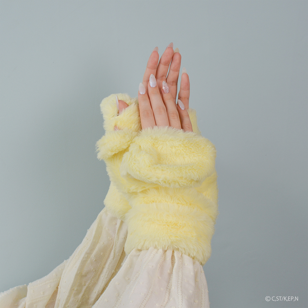 《Pre-Order》Kero-chan Fur Mitten & Scarf 基路仔毛茸茸手套&頸巾｜Cardcaptor Sakura TaKaRaBaKo POPUP SHOP (26SK131-P）