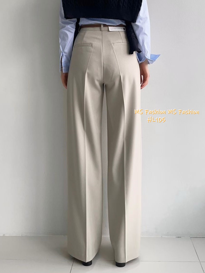 HL105 韓國🌼Howluk靚料闊筒西褲