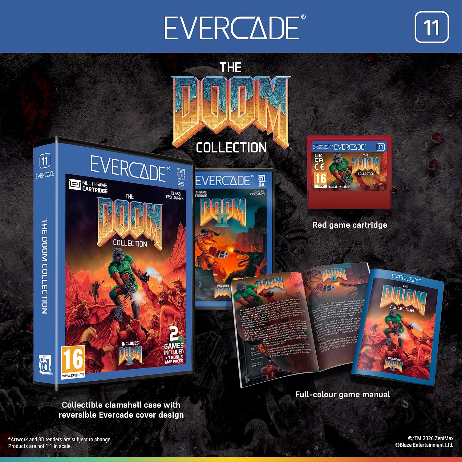 【預售 30/ 10 】 Evercade The Doom Collection 毀滅戰士合集 ( XLMS0833 )