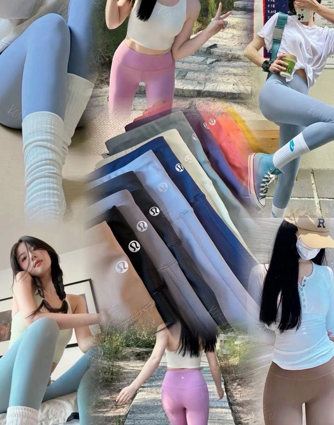 $75件。2件起$65件。lulu 全色系瑜伽褲