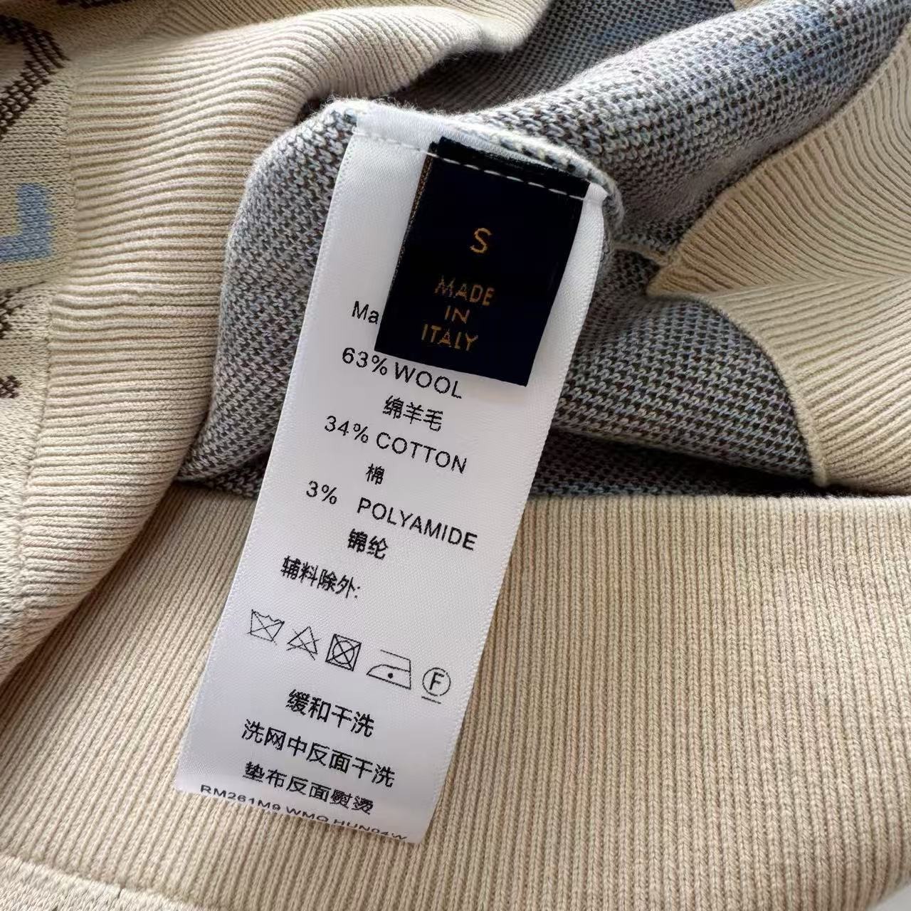 【頂級原單】LV Jacquard Signature Hoodie 提花標誌連帽衫