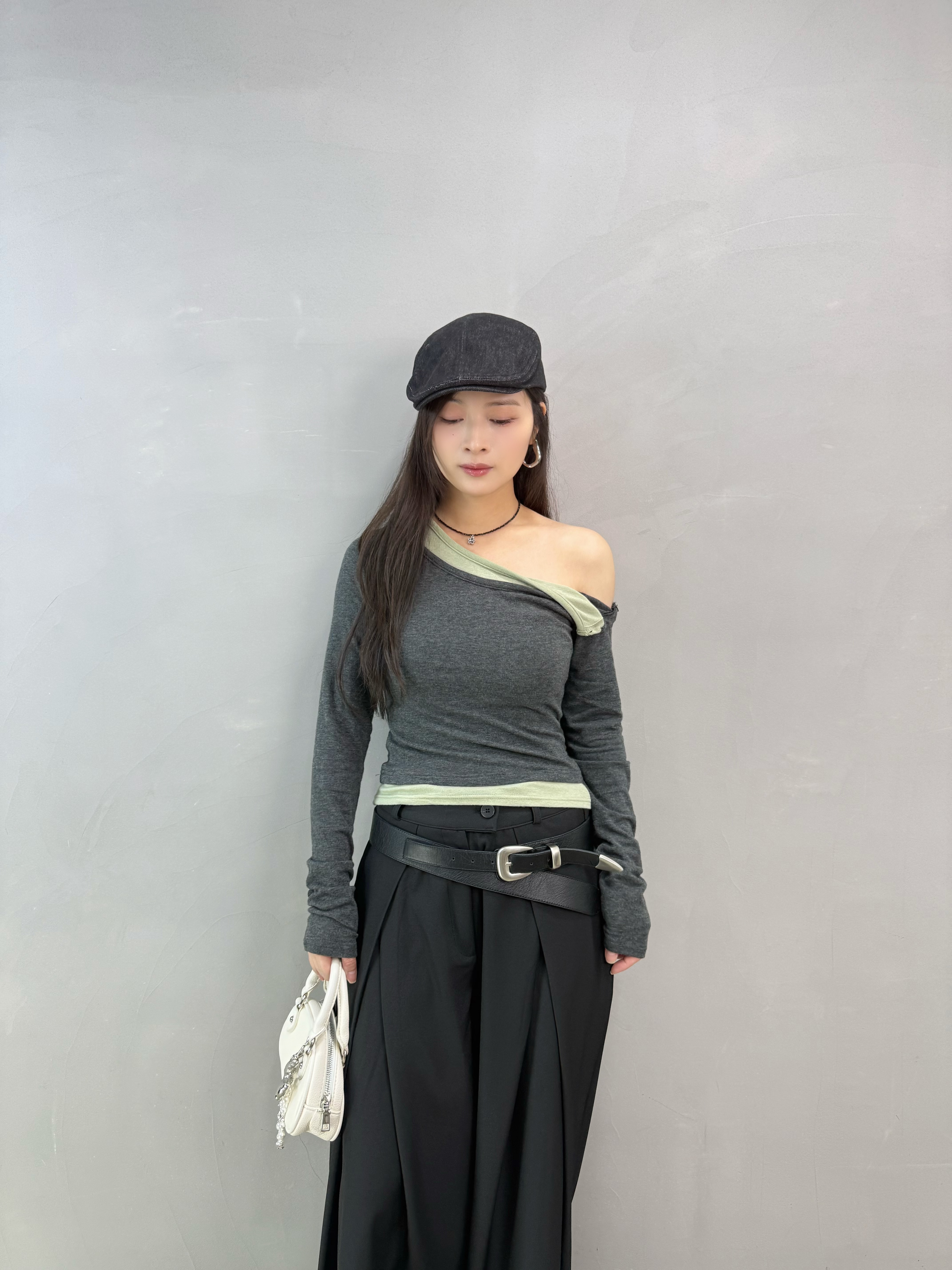 G15 磨砂銀扣粗Belt